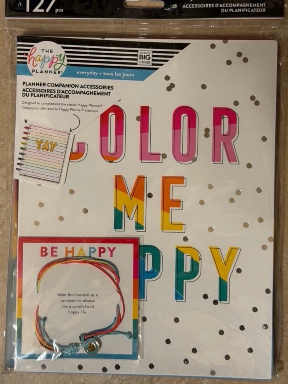 Happy Planner Color Me Happy Planner Companion - Multicolor Polka Dot